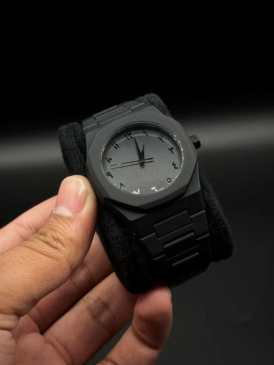 Luxury Arabic Aura Watch Black Edition